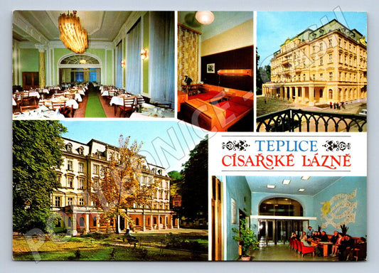 Pohlednice Teplice Císařské lázně více záběrů (P1727)