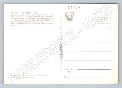 Pohlednice Teplice Císařské lázně více záběrů (P1727)