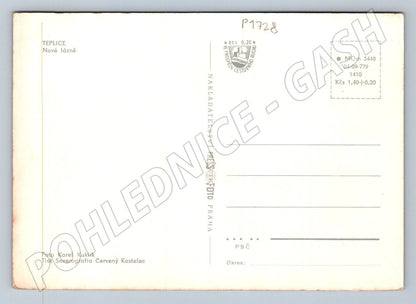Pohlednice Teplice Nové lázně koláž ČSSR (P1728)