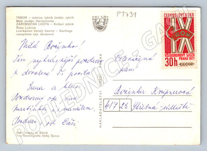 Pohlednice Táborsko pozdrav koláž PP 1977 (P1731)