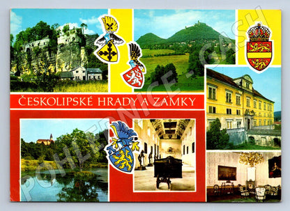 Pohlednice Českolipsko hrady a zámky PP ČSR (P1749)