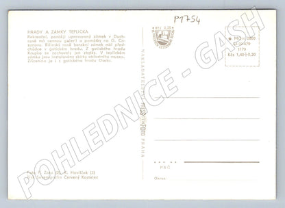 Pohlednice Teplicko hrady a zámky Duchcov Krupka Teplice (P1754)