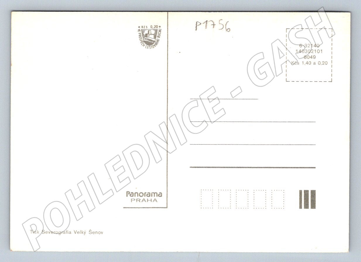 Pohlednice Severní Čechy hrady a zámky koláž (P1756)