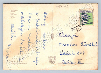 Pohlednice Pastviny Pastvinská přehrada 1975 PP (P1775)