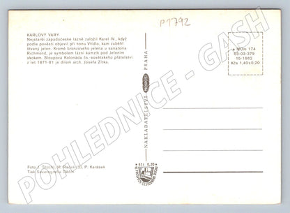 Pohlednice Karlovy Vary více motivů (P1792)