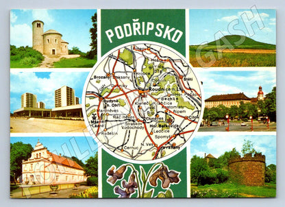 Pohlednice Podřipsko Říp Roudnice nad Labem památky (P1804)
