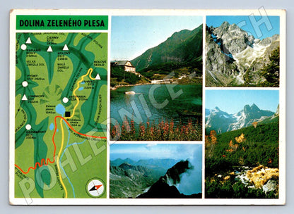 Pohlednice Vysoké Tatry Dolina Zeleného plesa Slovensko (P1835)