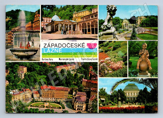 Pohlednice  Karlovy Vary Mariánské Lázně Františkovy Lázně 1975(P1870)