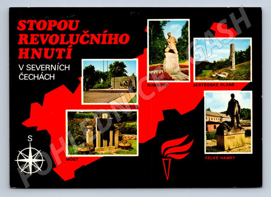 Pohlednice Stopou revolučního hnutí v  Čechách (P1872)