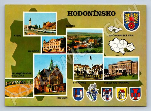 Pohlednice Hodonínsko památky Jihomoravský kraj (P1896)