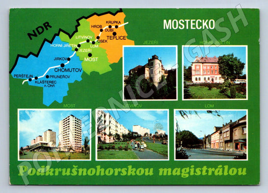 Pohlednice Mostecko Podkrušnohorská magistrála ČSSR (P1902)