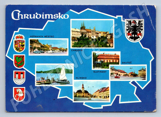 Pohlednice Chrudimsko více záběrů raz zn (P1905)