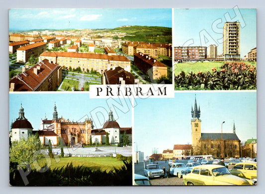 Pohlednice Příbram více záběrů ČSSR PP (P1912)
