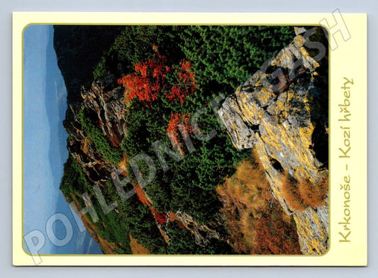 Pohlednice Krkonoše Kozí hřbety raz 1999 (P1921)