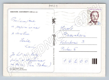 Pohlednice Krkonoše Kozí hřbety raz 1999 (P1921)