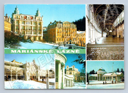 Pohlednice Mariánské Lázně více záběrů PP (P1924)