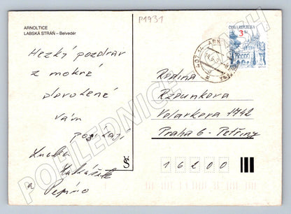 Pohlednice Arnoltice Labská stráň (P1931)