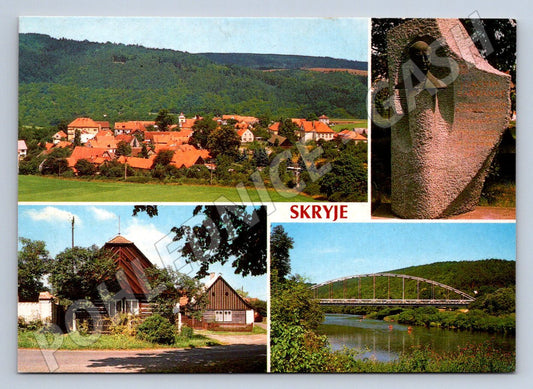 Pohlednice Skryje Rakovník více záběrů PP 1994 (P1941)