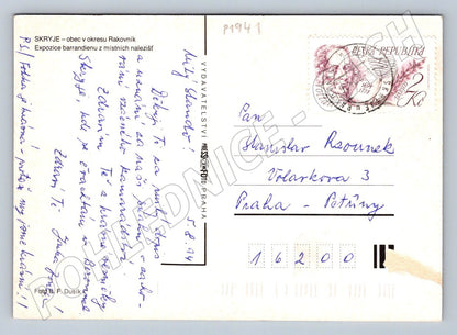 Pohlednice Skryje Rakovník více záběrů PP 1994 (P1941)