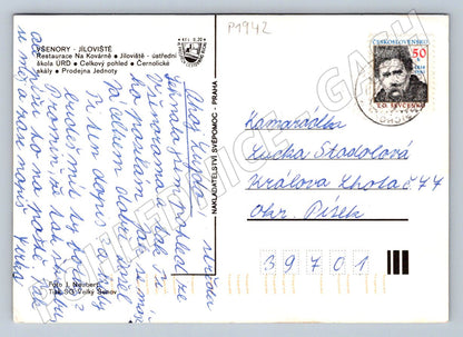 Pohlednice Všenory Jíloviště více záběrů ČSSR (P1942)