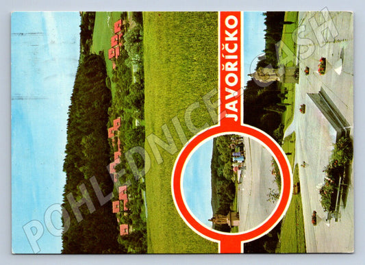 Pohlednice Javoříčko koláž PP Československo 1989 (P1943)