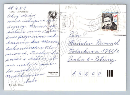 Pohlednice Javoříčko koláž PP Československo 1989 (P1943)