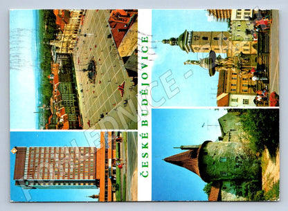 Pohlednice České Budějovice více záběrů 1987 (P1945)