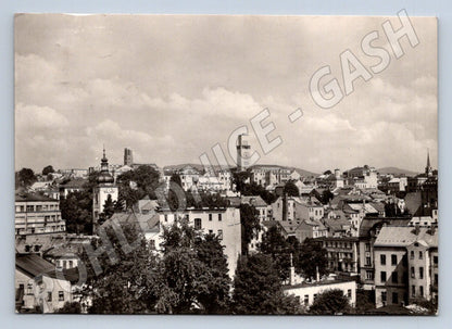 Pohlednice Jablonec nad Nisou panorama 1953 (P1953)