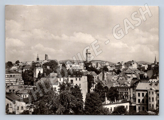 Pohlednice Jablonec nad Nisou panorama 1953 (P1953)