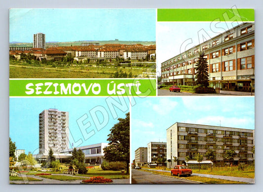 Pohlednice Sezimovo Ústí více záběrů zn ČSR 1955 (P1955)