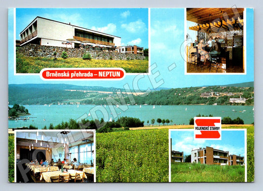 Pohlednice Brněnská přehrada Neptun PP (P1956)