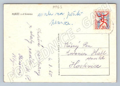 Pohlednice Poříčí nad Sázavou PP (P1963)