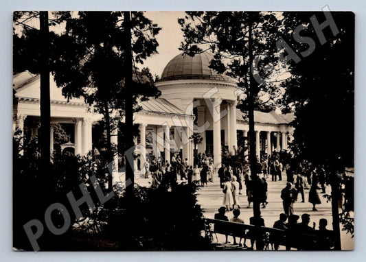 Pohlednice Mariánské Lázně kolonáda Rudolfův pramen PP 1960 (P1965)