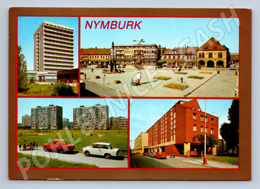 Pohlednice Nymburk  Pressfoto socialistická architektura (P1984)