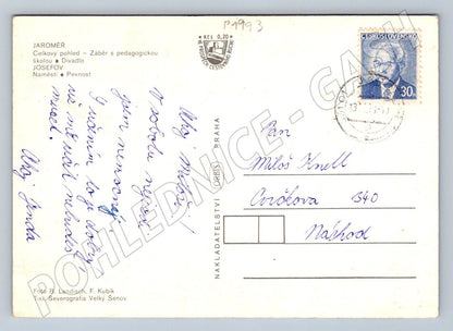 Pohlednice Jaroměř Josefov více záběrů 1971 (P1993)
