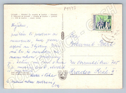 Pohlednice Jaroměř Josefov barevná koláž ČSR (P1995)