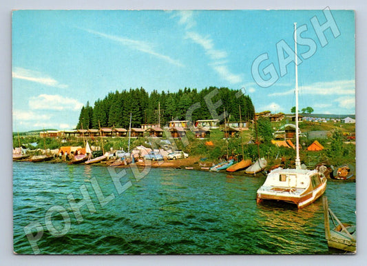 Pohlednice Lipno přístav lodě chatová osada (P2000)