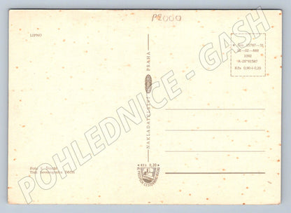 Pohlednice Lipno přístav lodě chatová osada (P2000)