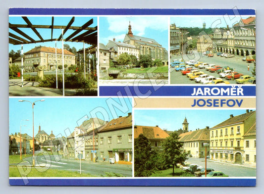 Pohlednice Jaroměř Josefov panoramatické snímky (P2002)