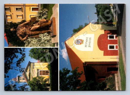 Pohlednice Josefov posádkový kostel socha Josefa II  brána (P2005)