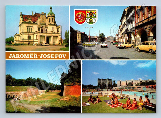 Pohlednice Jaroměř Josefov koláž Československo (P2006)