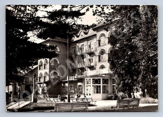 Pohlednice Lázně Jeseník Priessnitzovo sanatorium ČB (P2023)