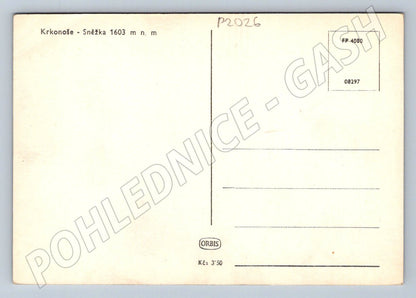 Pohlednice Krkonoše Sněžka Orbis (P2026)