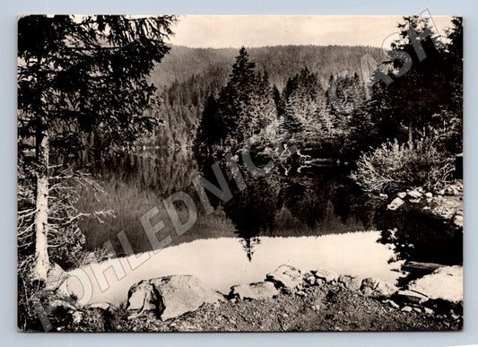 Pohlednice Šumava Čertovo jezero 50 léta (P2036)