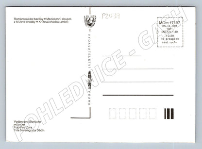 Pohlednice Velehrad lapidárium bazilika ambit (P2039)