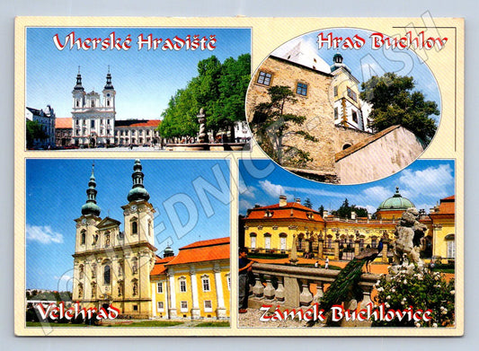 Pohlednice Uherské Hradiště Velehrad Buchlovice PP 2001 (P2041)