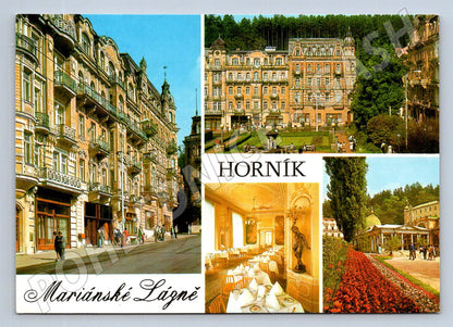 Pohlednice Mariánské Lázně Horník Pressfoto interiéry (P2042)