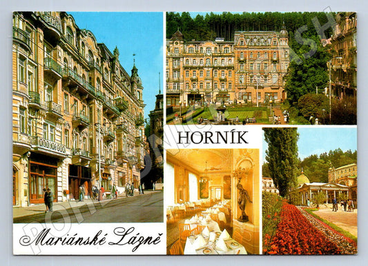 Pohlednice Mariánské Lázně Horník Pressfoto interiéry (P2042)