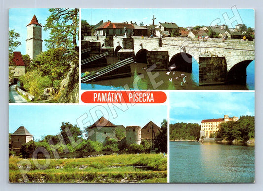 Pohlednice Písecko památky hrady zámky Kamenný most (P2043)