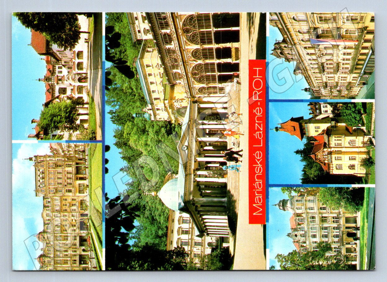 Pohlednice Mariánské Lázně zotavovny ROH Pressfoto (P2044)